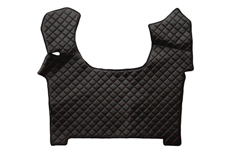 Set covorase podea camion potrivit Iveco ECO-LEATHER (material - eco-piele, culoare - negru/rosu, transmisie automata) potrivit IVECO S-WAY dupa 2019 [2]