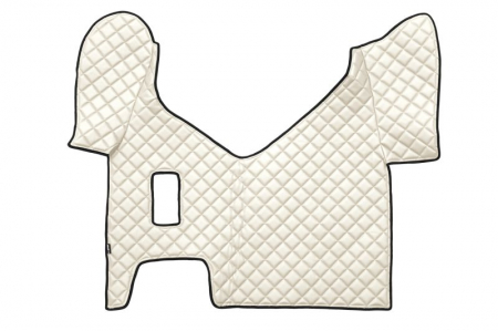 Set covorase podea camion potrivit Iveco ECO-LEATHER, set 3 buc. (material - eco-piele, culoare - bej, pentru transmisie manuala) potrivit IVECO STRALIS [2]