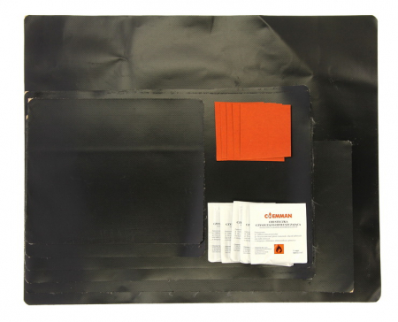 Set reparatie - Set reparatie prelata negru, contine 5x servetele degresare petic prelata 19,5x24cm; 24x39cm; 48x39cm