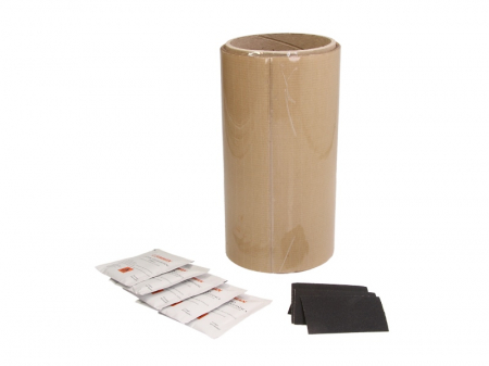 Set reparatie - Set reparatie prelata transparent, contine manual instructiuni, hartie abraziva, banda H-Plast Roll, servetele degresare suprafete 220x22cm