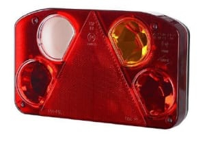 Stopuri - Stop lampa spate dreapta (12V, cu semnalizare, cu lampa ceata, lumina marsalier, cu lumina stop, lumina parcare, reflector triunghiular, cu cablu;fara soclu)