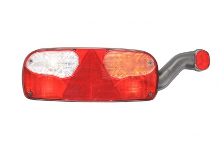 Stopuri - Stop lampa spate dreapta ECOPOINT I cu bulb deschis 24V, triunghi reflector, cu extensie brat cu 7 pini soclu ASS2