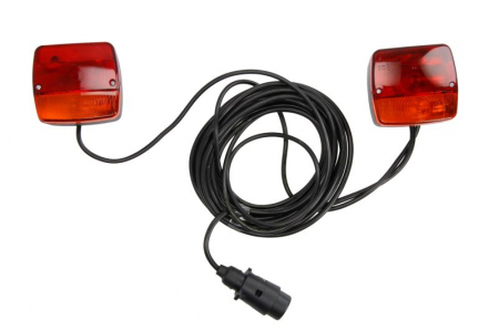 Stopuri - Stop lampa spate stanga/dreapta cu bulb deschis 12V, semnalizator, lampa stop, lumina parcare, fire 7m, cu a 7 pini soclu
