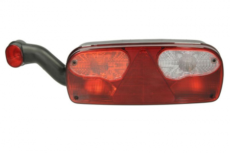 Stopuri - Stop lampa spate stanga ECOPOINT I cu bulb deschis 24V, triunghi reflector, cu extensie brat cu 7 pini soclu ASS2