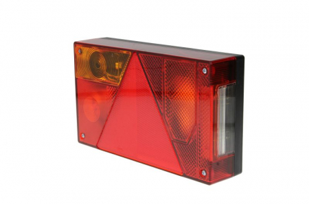 Stopuri - Stop lampa spate stanga MULTIPOINT I cu bulb deschis 12/24V, semnalizator, anti-Proiectoare ceata, lampa stop, lumina parcare, triunghi reflector, 5 pini soclu, fara bulb