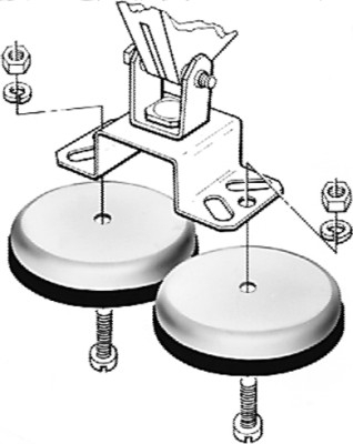 Piese Camioane - Suport magnetic universal 82.5mm