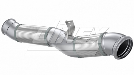 Racord evacuare - Teava esapament (diametru:129,25mm/126,4mm, lungime:856/970mm) potrivit SCANIA G; P; R; S EURO 6