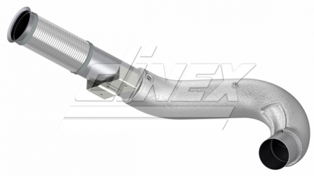 Sistem evacuare - Teava esapament (diametru:133mm, lungime:977mm) potrivit IVECO STRALIS