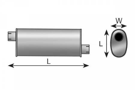 Toba esapament - Toba esapament EURO 3 potrivit MERCEDES LK/LN2, VARIO (B667, B670, B668), VARIO (B670, B668, B667) OM356.948-OM904.923 dupa 1984