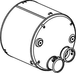 Toba esapament EURO 4/EURO 5 potrivit DAF CF 75, CF 85, XF 105, XF 95 MX265-XE390C dupa 2001 [1]