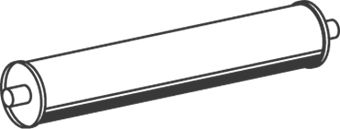 Toba esapament - Toba finala esapament potrivit MERCEDES T2/LN1 OM354.902-OM364.921 1986-1994