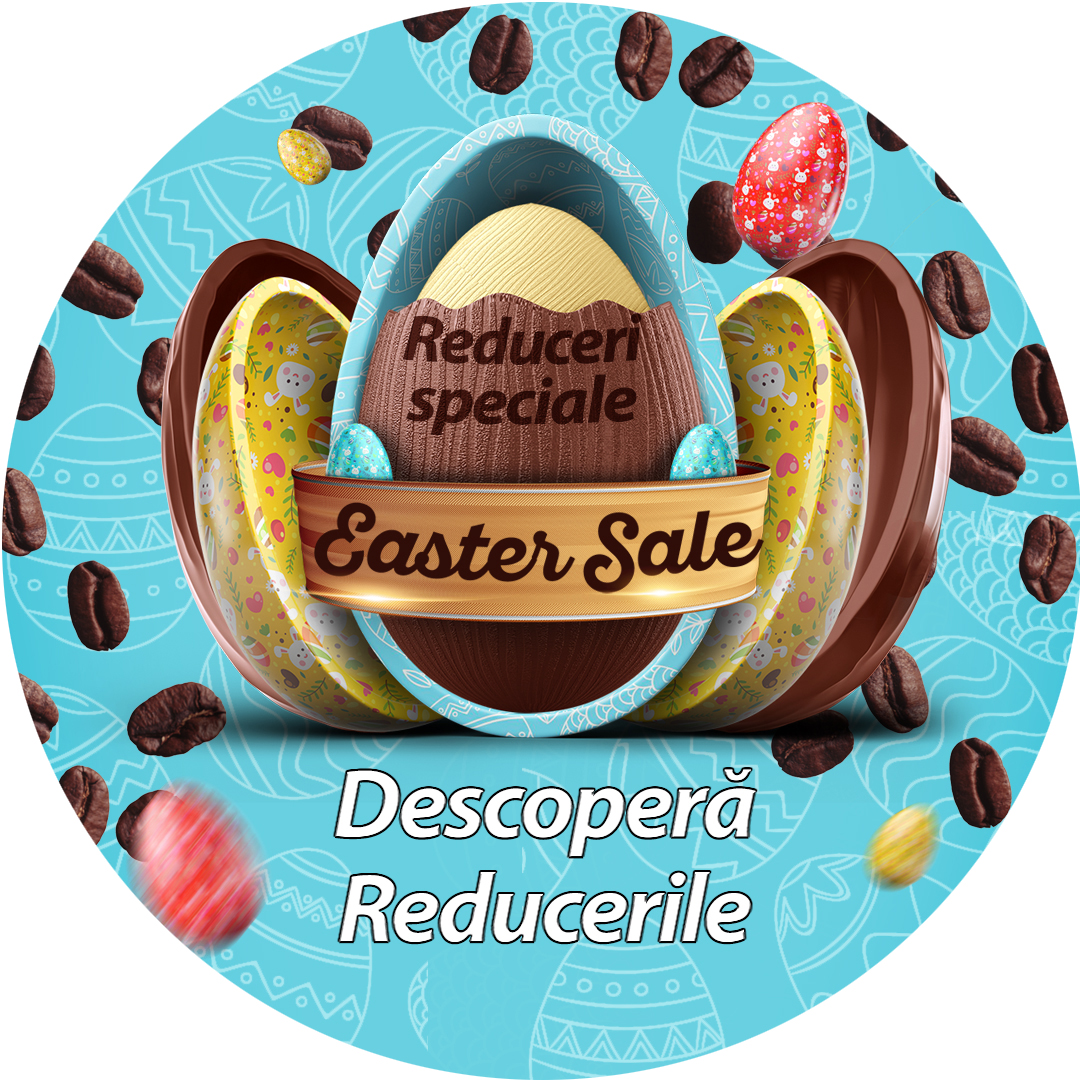 🌸 Easter Sale la Capsuleria.

Bucură-te de cafeaua preferată la prețuri speciale de Paște