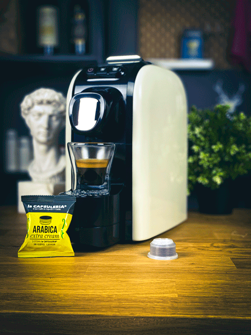 Cafea Arabica Extra Cream, 100% Arabica, 10 capsule compatibile Capsuleria [3]