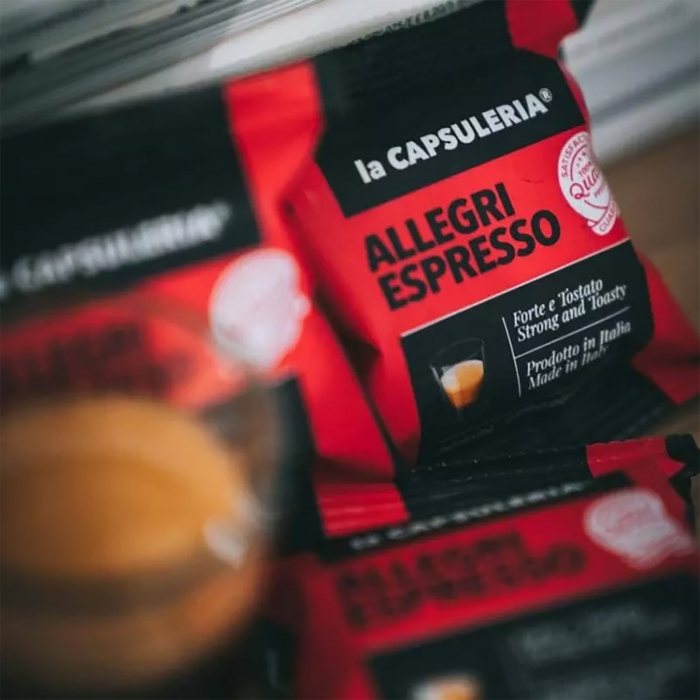 Cafea Allegri Espresso, 100 capsule compatibile Nespresso, La Capsuleria [8]