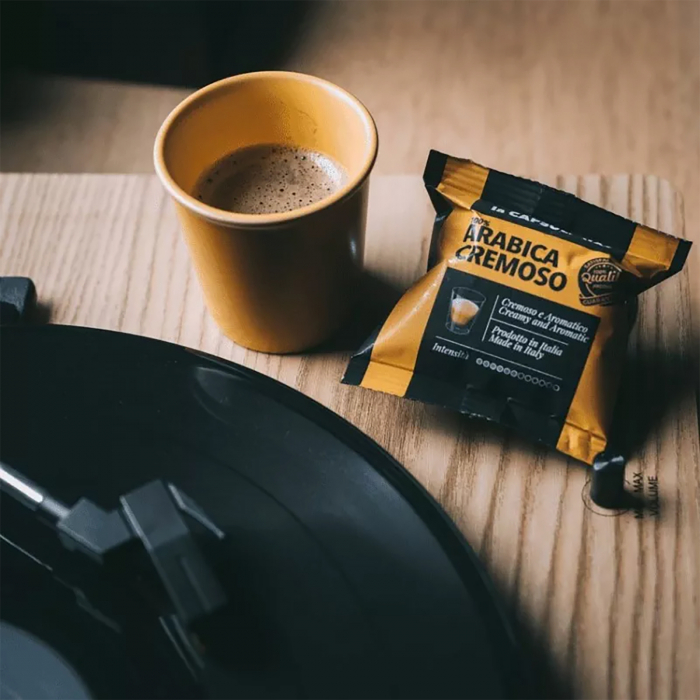 Cafea Cremoso 100% Arabica Monorigine, 100 capsule compatiblie Nespresso, La Capsuleria [5]