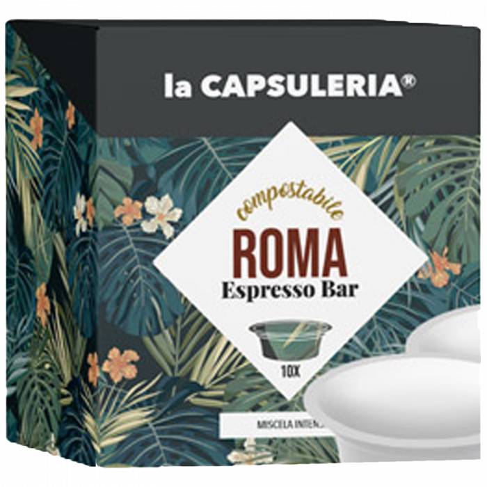 Cafea Cuore di Roma, 10 capsule compostabile compatibile Lavazza a Modo Mio | Capsuleria.ro [1]