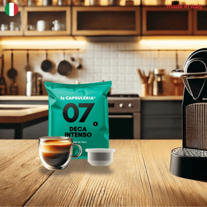 Cafea Deca Intenso, 100 capsule compatibile Capsuleria [2]