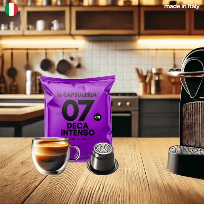 Cafea Deca Intenso, 100 capsule compatibile Nespresso [3]