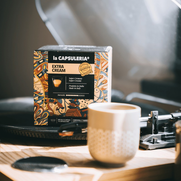 Cafea Extra Cream Mio, 16 capsule compatibile Lavazza®* a Modo Mio®*, La Capsuleria | Capsuleria.ro [8]