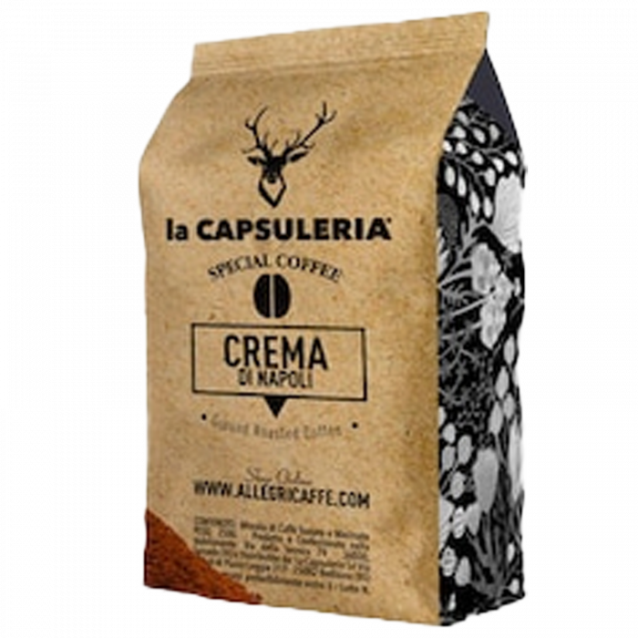 Cafea macinata Crema di Napoli, Robusta, 5x250 G - Capsuleria [1]