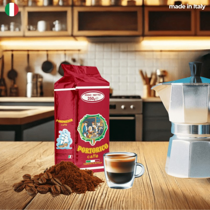 Cafea macinata Forte Aroma Espresso Bar, Robusta, 250 G, Nero Nobile [2]