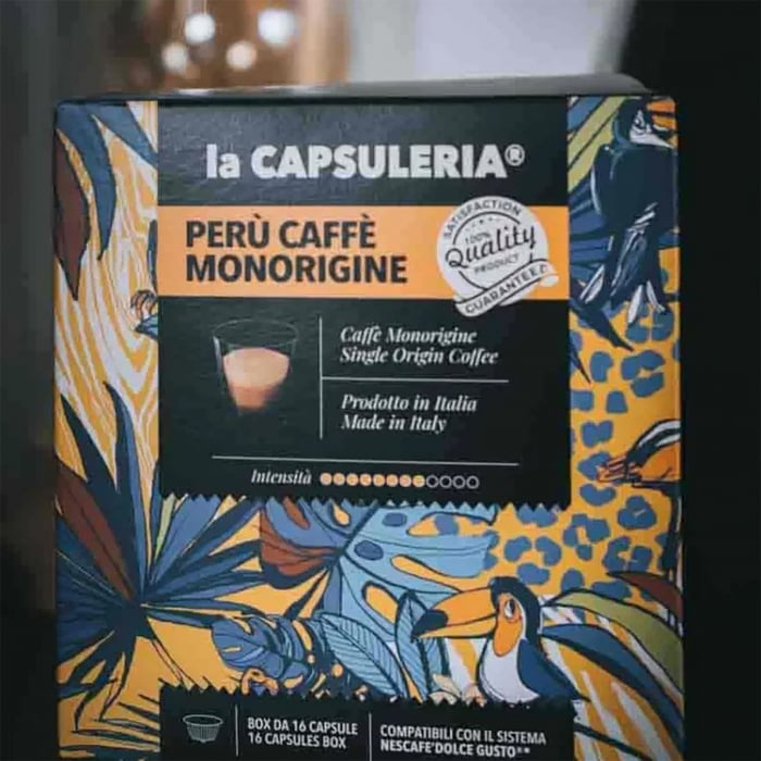 Cafea Peru Monorigine, 96 capsule compatibile Nescafe Dolce Gusto [3]