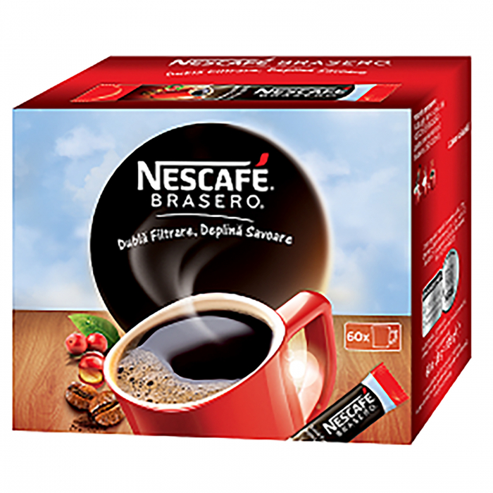 Cafea solubila, Nescafe Brasero, 1.8 g x 60 plicuri [2]