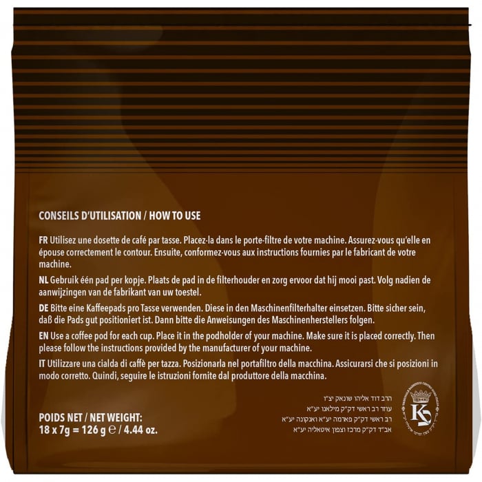 Cafea Vigoroso, 18 paduri compatibile Senseo®*, Italian Coffee [2]