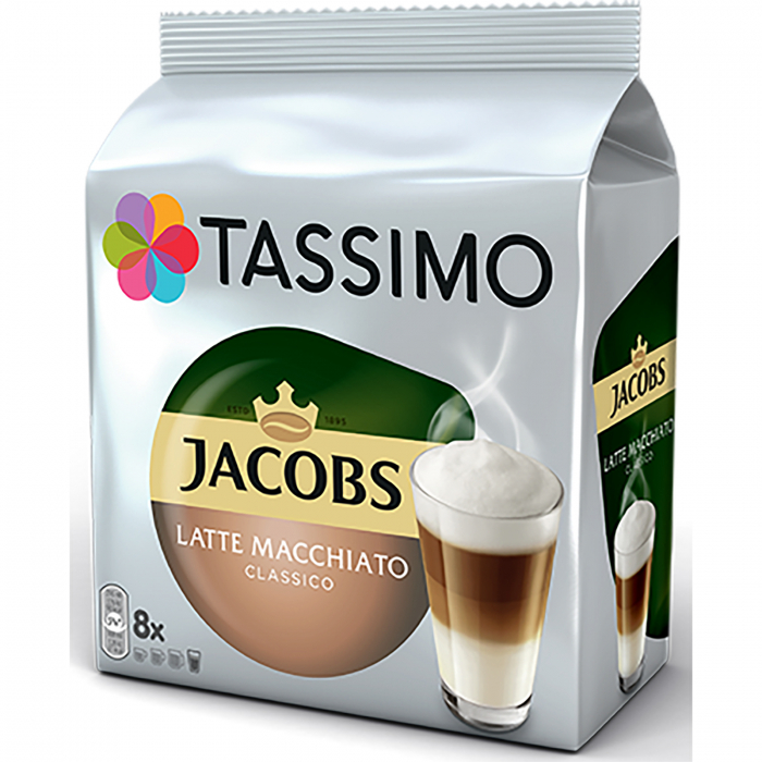 Capsule cafea, Jacobs Tassimo Latte Machiato, 8 bauturi x 295 ml, 8 capsule specialitate cafea + 8 capsule lapte | Capsuleria.ro [6]