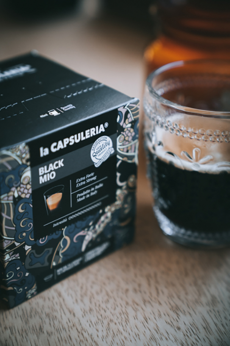 Cafea Black Mio, 16 capsule compatibile Lavazza a Modo Mio | Capsuleria.ro [4]