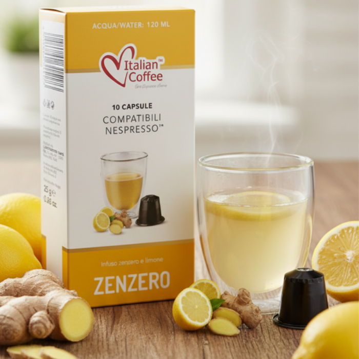 Capsule Ceai de Ghimbir si Lamaie compatibile cu Nespresso - Italian Coffee [2]