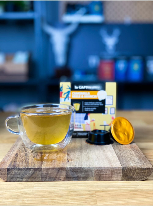 Ceai de Musetel cu Miere si Portocale Mio, 16 capsule compatibile Lavazza®* a Modo Mio®*, La Capsuleria | Capsuleria.ro [5]