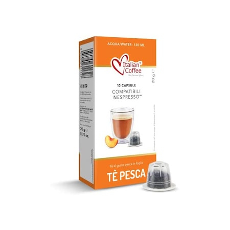 Ceai de Piersici, 10 capsule compatibile Nespresso - Capsuleria [2]
