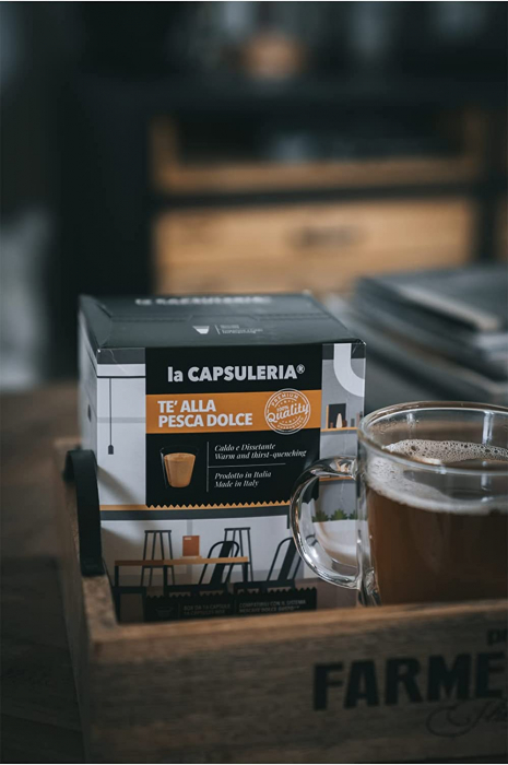 Ceai de Piersici, 16 capsule compatibile Dolce Gusto - Capsuleria [3]
