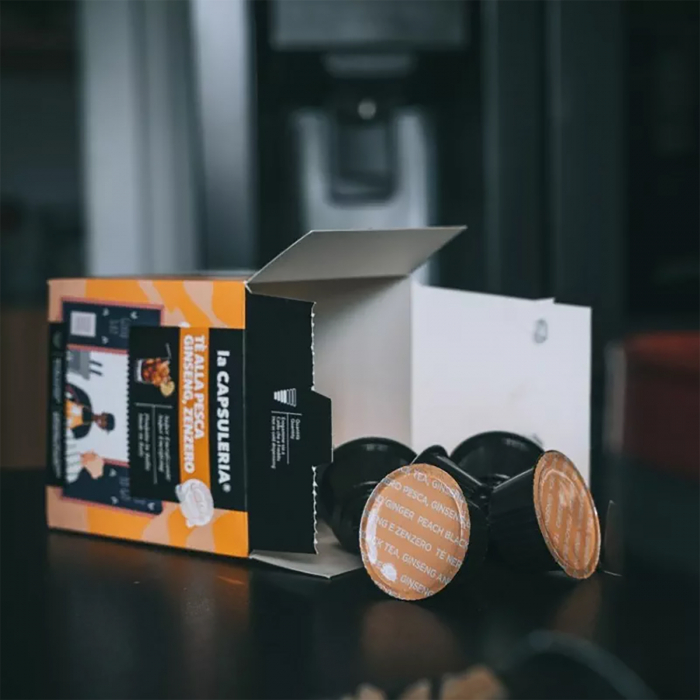 Ceai de piersici, ginseng si ghimbir, 96 capsule compatibile Dolce Gusto [4]