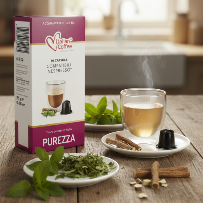 Capsule Ceai de Plante Detoxifiant, Purezza compatibile cu Nespresso - Italian Coffee [2]