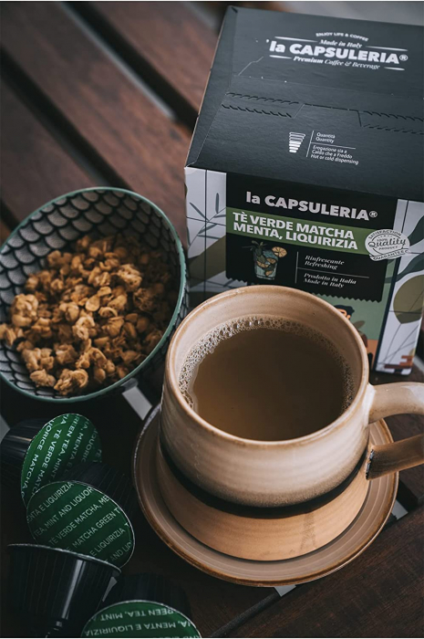 Ceai verde matcha, menta si lemn dulce, 96 capsule compatibile Dolce Gusto [4]