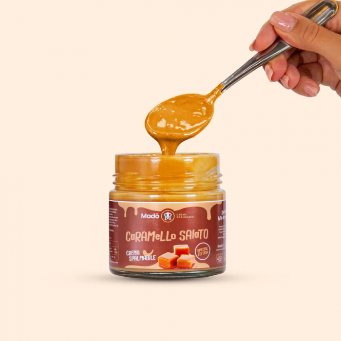 Crema tartinabila cu Caramel Sarat, Madò, 200 g [2]