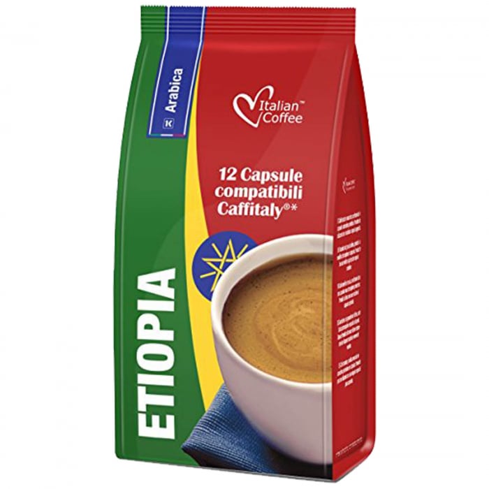 Cafea Etiopia, 12 capsule compatibile Cafissimo/Caffitaly/Beanz [1]