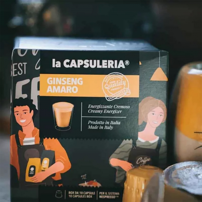 Ginseng amar, 10 capsule compatibile Nespresso - Capsuleria [5]