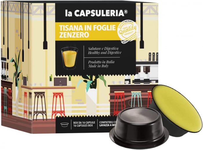 Kit degustare cafea cu arome si ceai, 112 capsule compatibile Lavazza a Modo Mio, La Capsuleria [2]