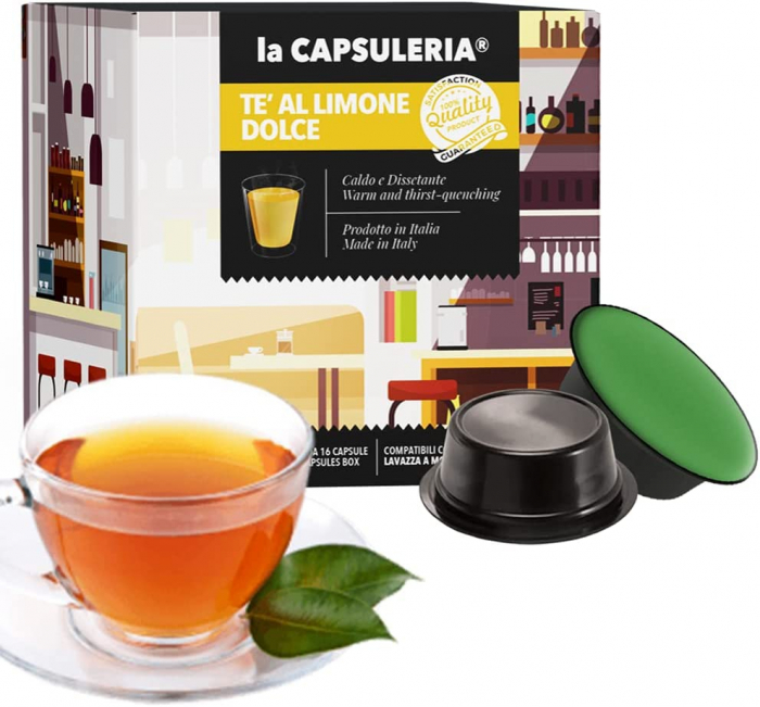 Kit degustare cafea cu arome si ceai, 112 capsule compatibile Lavazza a Modo Mio, La Capsuleria [5]