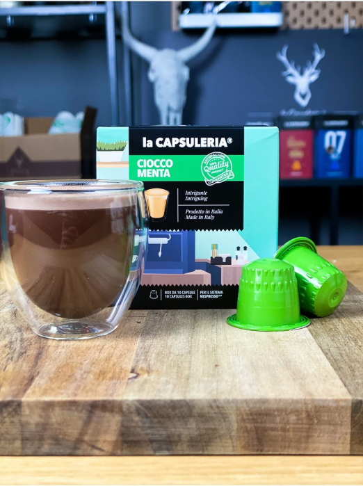 Kit degustare ciocolata calda, 20 de capsule compatibile Nespresso, La Capsuleria [5]