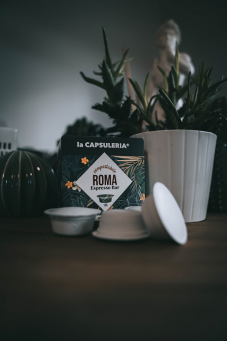 Cafea Cuore di Roma, 10 capsule compostabile compatibile Lavazza a Modo Mio | Capsuleria.ro [3]