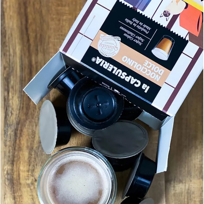 Nocciolino Crema de Alune, 16 capsule compatibile Lavazza a Modo Mio, La Capsuleria | Capsuleria.ro [5]