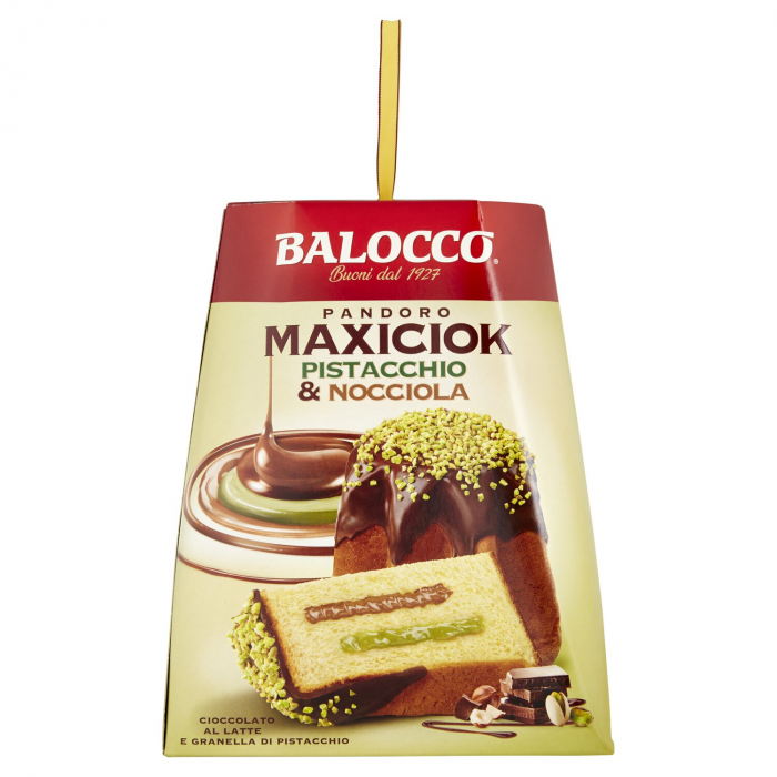 Pandoro Maxiciok cu fistic si alune de padure, Balocco, 800 g [4]