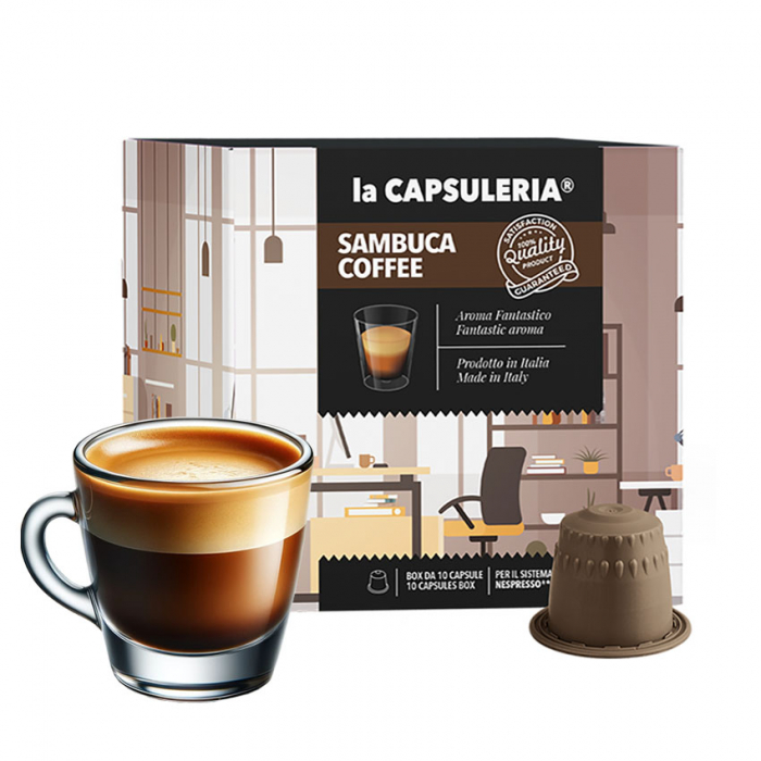 240 Capsule Caffè Compatibili Nespresso – Gusto Sambuca Dolce Vita