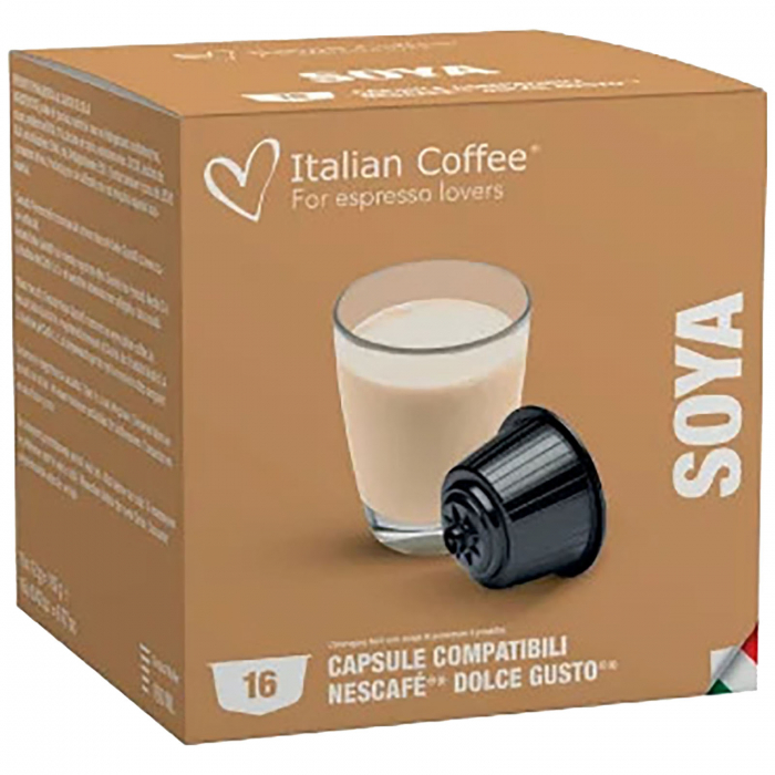 Lapte de Soia, 16 capsule compatibile Nescafe Dolce Gusto [1]