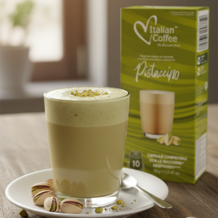 Capsule Cafea Cappuccino cu Fistic compatibile cu Nespresso - Italian Coffee [1]