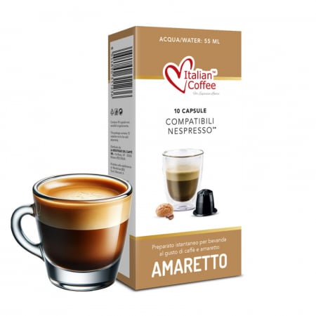 Amaretto, 60 capsule compatibile Nespresso, Italian Coffee [0]